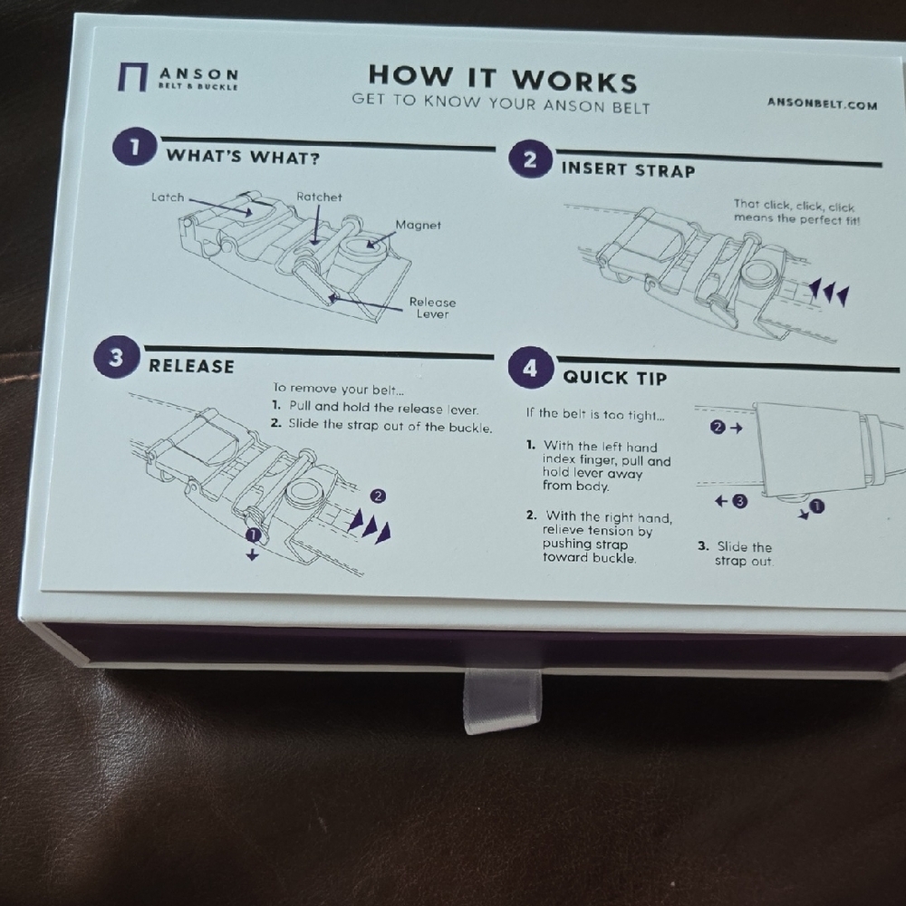 Anson Belt & Buckle with Microadjust Technology - Picture 6 of 7